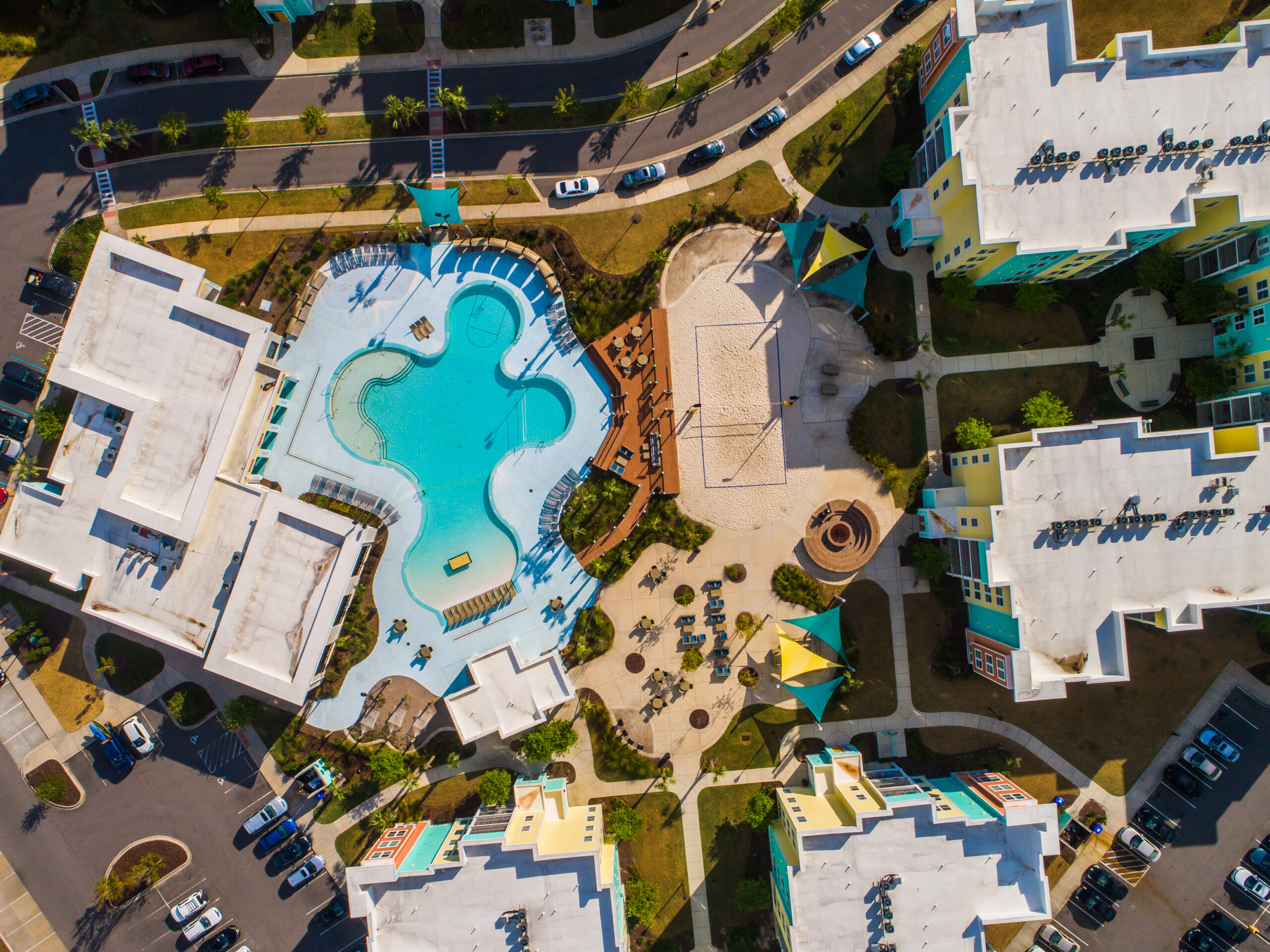 Progress 910 Aerial, Wilmington student housing
